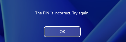 i forgot my pin windows 10 not working