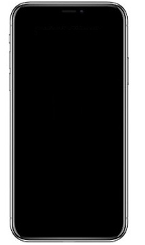 black screen on iPhone
