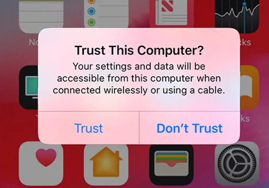 trust this computer on iPhone