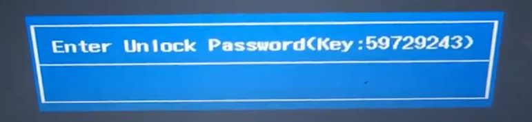 Acer laptop unlock password