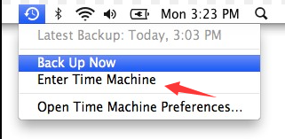 Enter Time Machine MacOS