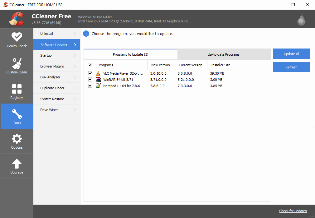 Use a disk cleanup tool