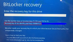 bilocker recovery key