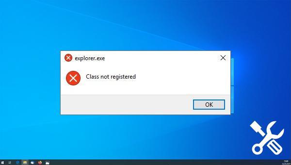 explorer.exe class not registered
