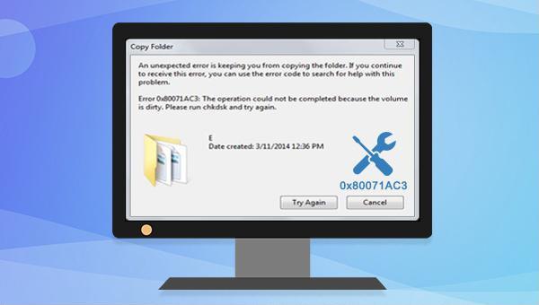 error code 0x80071AC3