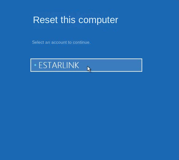 Select account operation