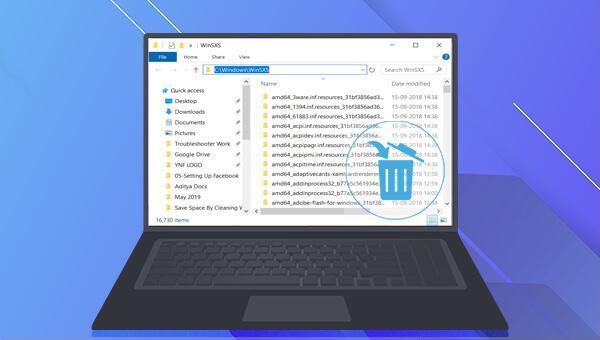 How to clean up WinSxS folder