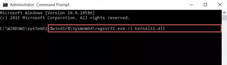 64-bit system registration kernel32 dll