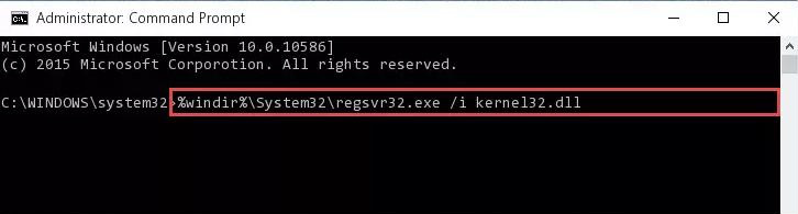 Register Kernel32 dll