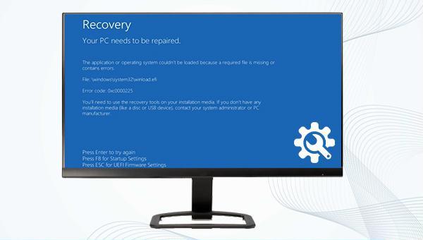 winload efi error windows 10