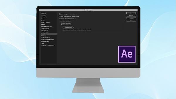 After Effects autosave
