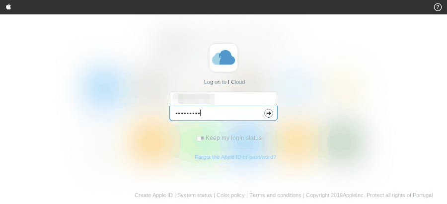 iCloud official website 1