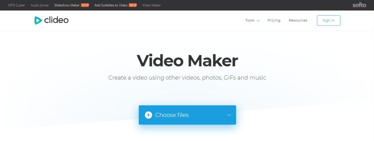 Clideo Online Video Editing Tool