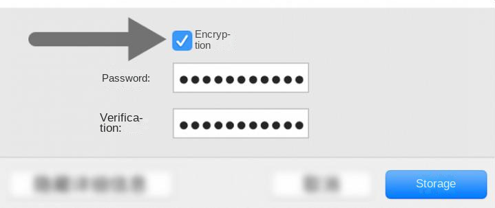 choose encryption