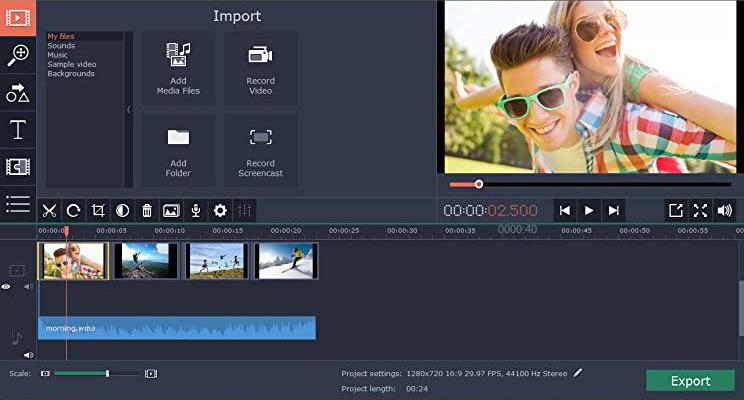 Videopad Video Editor Technology, Video Editing Software, Movavi