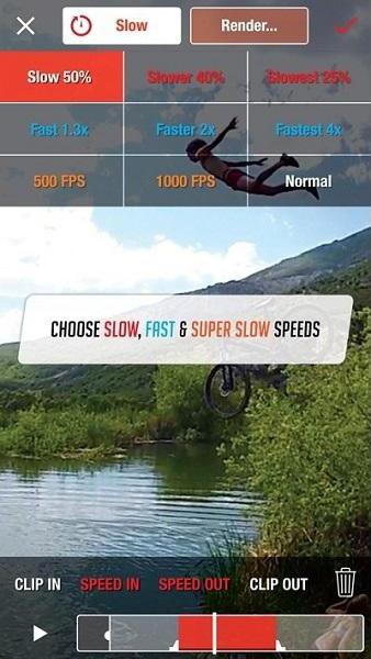 Make slow motion video on mobile phone