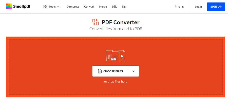 PDF online conversion tool