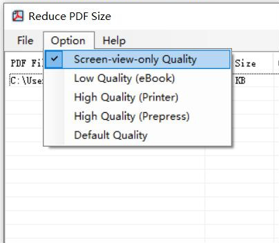 PDF Compression Settings