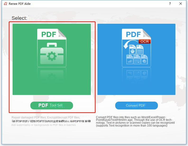 PDF toolset