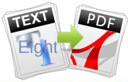 convert txt to pdf
