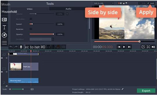 Choose a split screen style