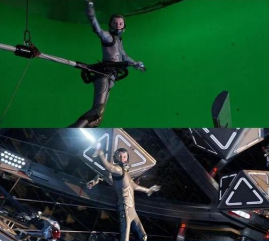 Actor Separation via Green Screen