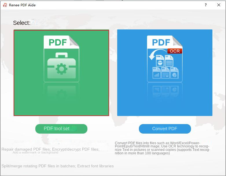 PDF Toolset Options