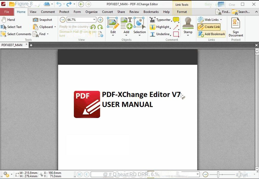 Windows PDF editing file