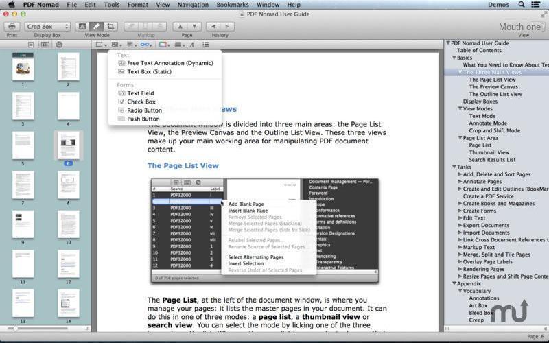 Mac PDF editing