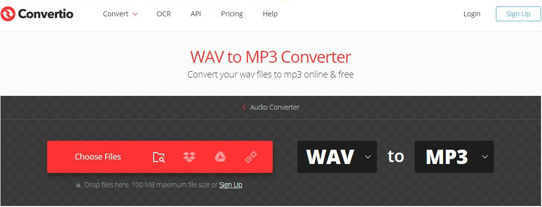 Convertio online format conversion tool