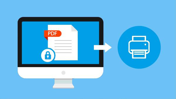 how to print secured pdf