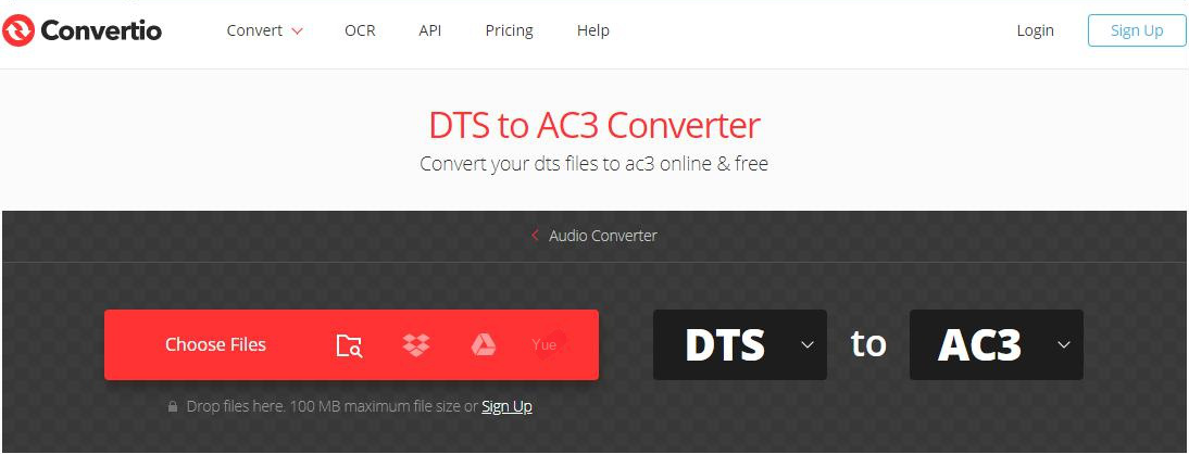 Convertio online format conversion tool