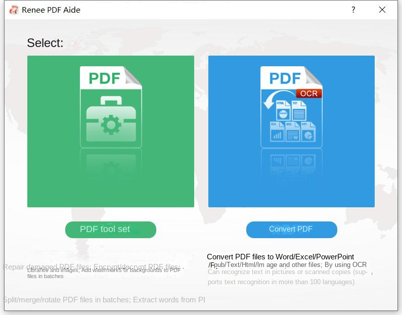 PDF toolset
