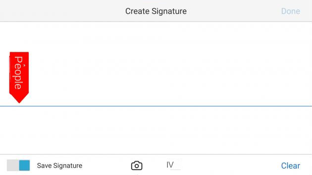 Add PDF signature on Android
