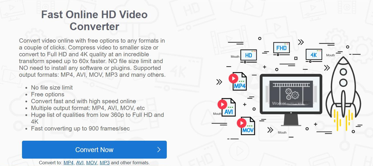 HDconvert.com online format conversion tool