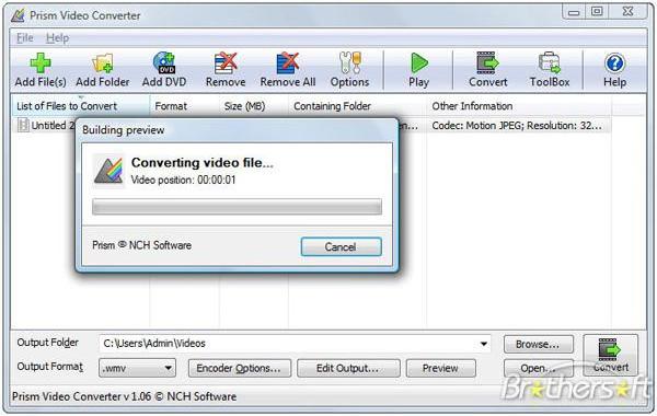 Prism Video Converter software