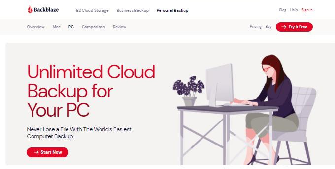 Backblaze official website