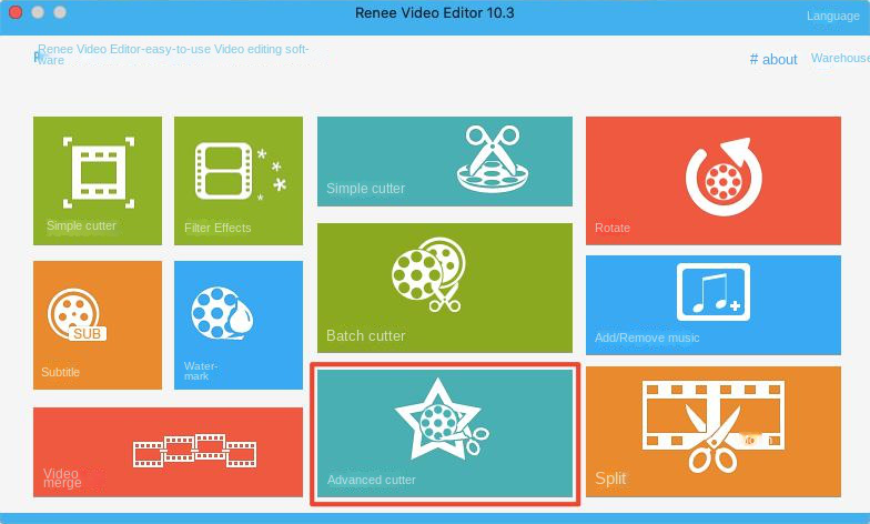 Renee Video Editor Mac Software Homepage