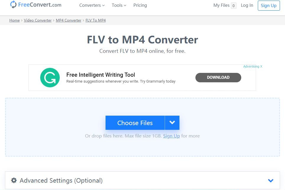 Free Convert.com online format conversion tool