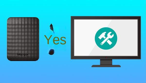maxtor external hard drive not recognized