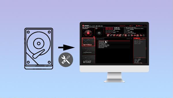 hard drive not detected in bios