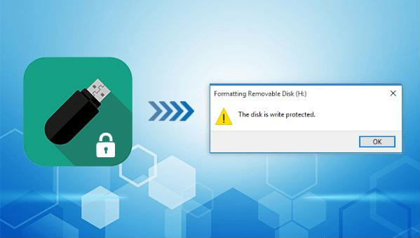 how to format write protected usb