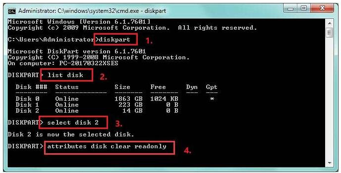 Type the command prompt command