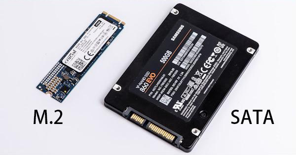 SSDs with different interfaces