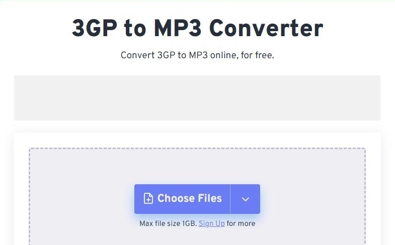 Online format conversion tool