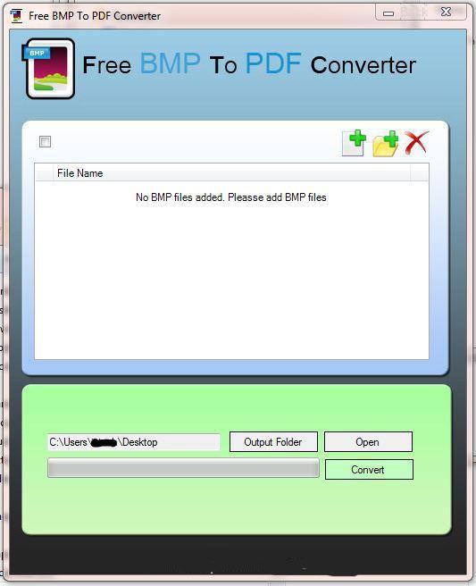 Free BMP to PDF Converter software