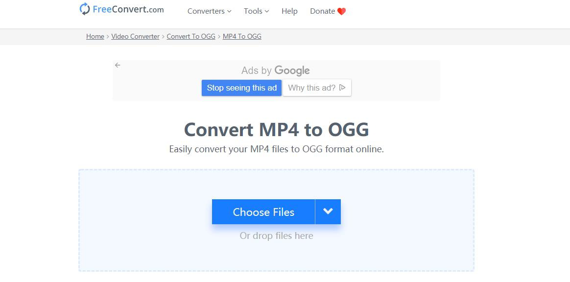 FreeConvert.com online format conversion tool