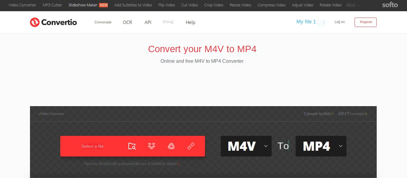 Convertio online format conversion tool