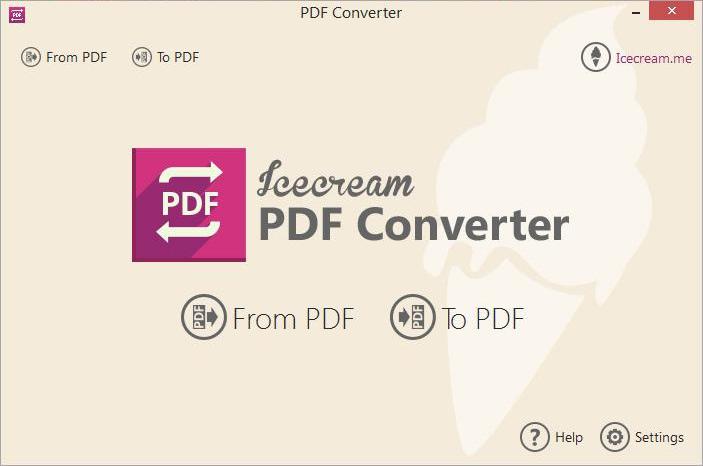 Icecream PDF ConverterConversion