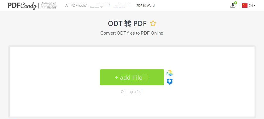 Online ODT to PDF Converter